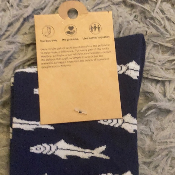 Sky Footwear Boy Shark Socks - Picture 2 of 3